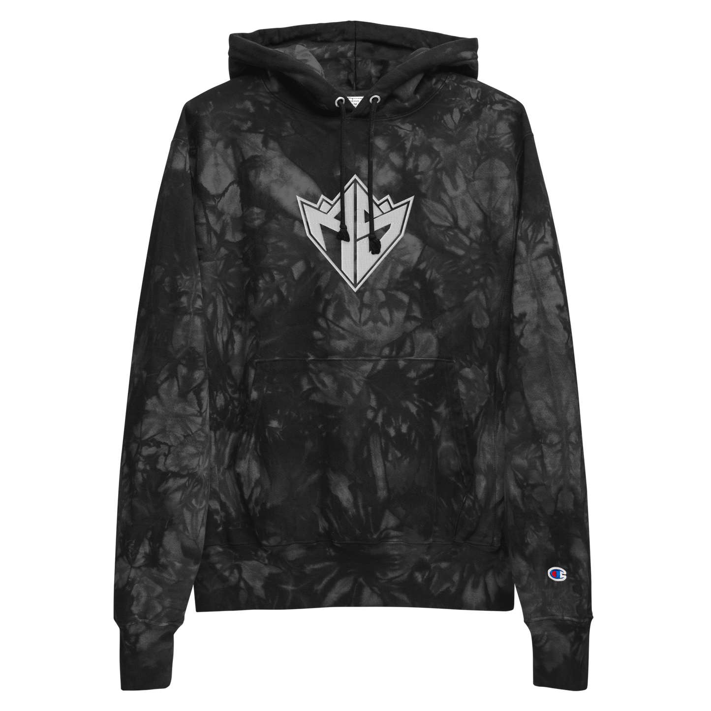 ADAM SEIKO EMBROIDERED CHAMPION TIE-DYE HOODIE