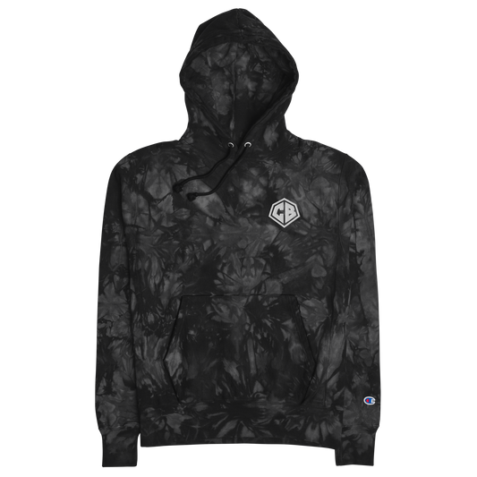 CADE BENNETT EMBROIDERED CHAMPION TIE-DYE HOODIE