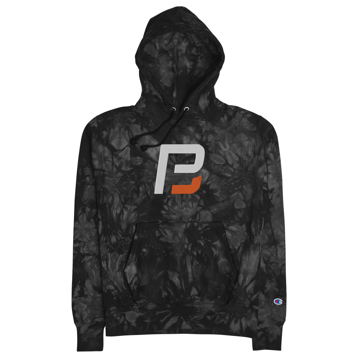 PAT BRYANT EMBROIDERED CHAMPION TIE-DYE HOODIE
