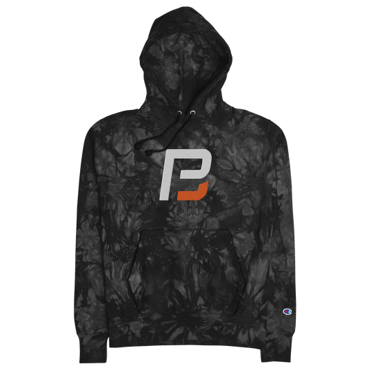 PAT BRYANT EMBROIDERED CHAMPION TIE-DYE HOODIE