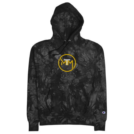 MONTGOMERY EMBROIDERED CHAMPION TIE-DYE HOODIE