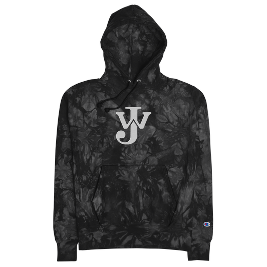 WORTHLEY EMBROIDERED CHAMPION TIE-DYE HOODIE