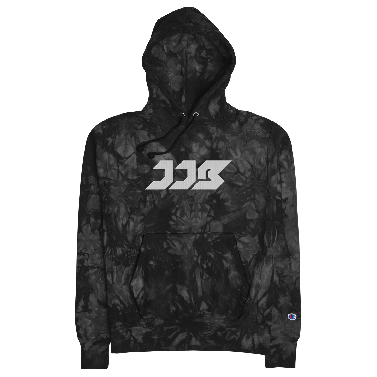 JJB EMBROIDERED CHAMPION TIE-DYE HOODIE