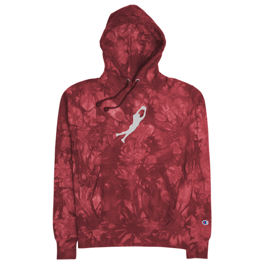 JADON CANADY EMBROIDERED CHAMPION TIE-DYE HOODIE