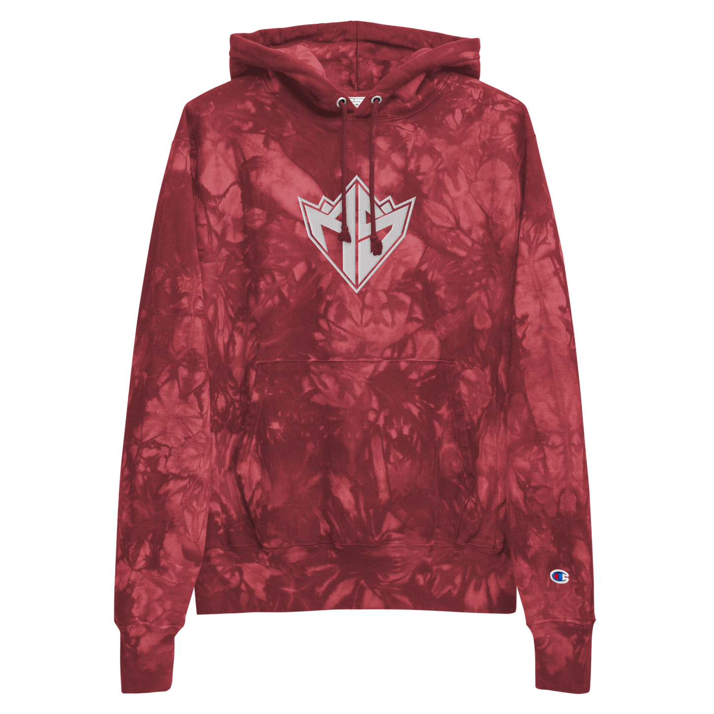 ADAM SEIKO EMBROIDERED CHAMPION TIE-DYE HOODIE