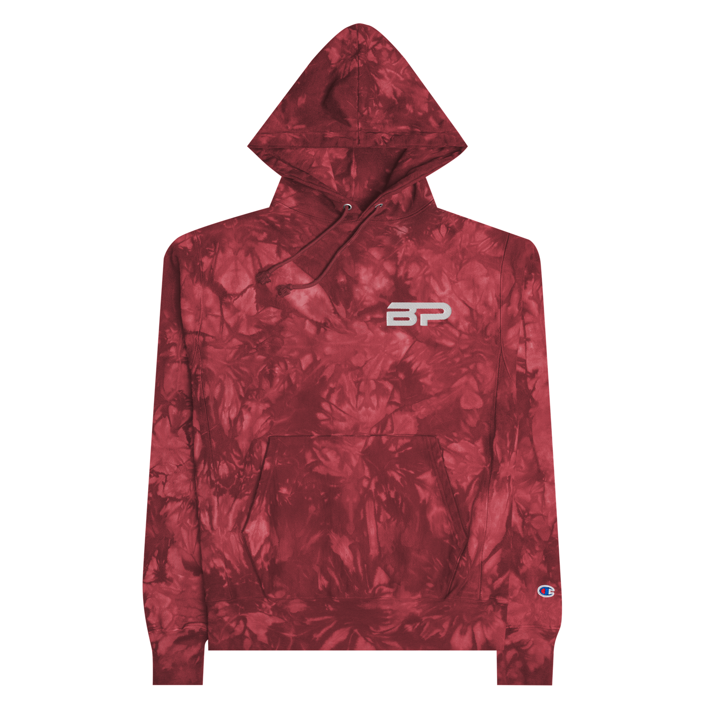 BREON PASS EMBROIDERED CHAMPION TIE-DYE HOODIE