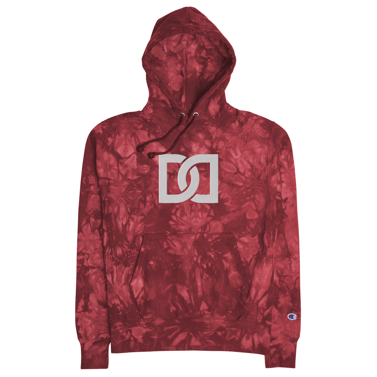 DAVION DOZIER EMBROIDERED CHAMPION TIE-DYE HOODIE