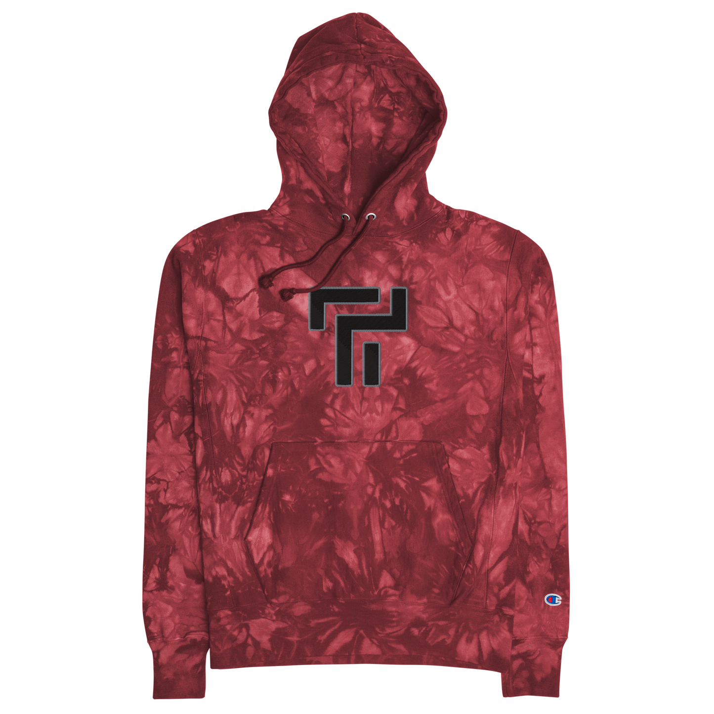 TOGIAI EMBROIDERED CHAMPION TIE-DYE HOODIE