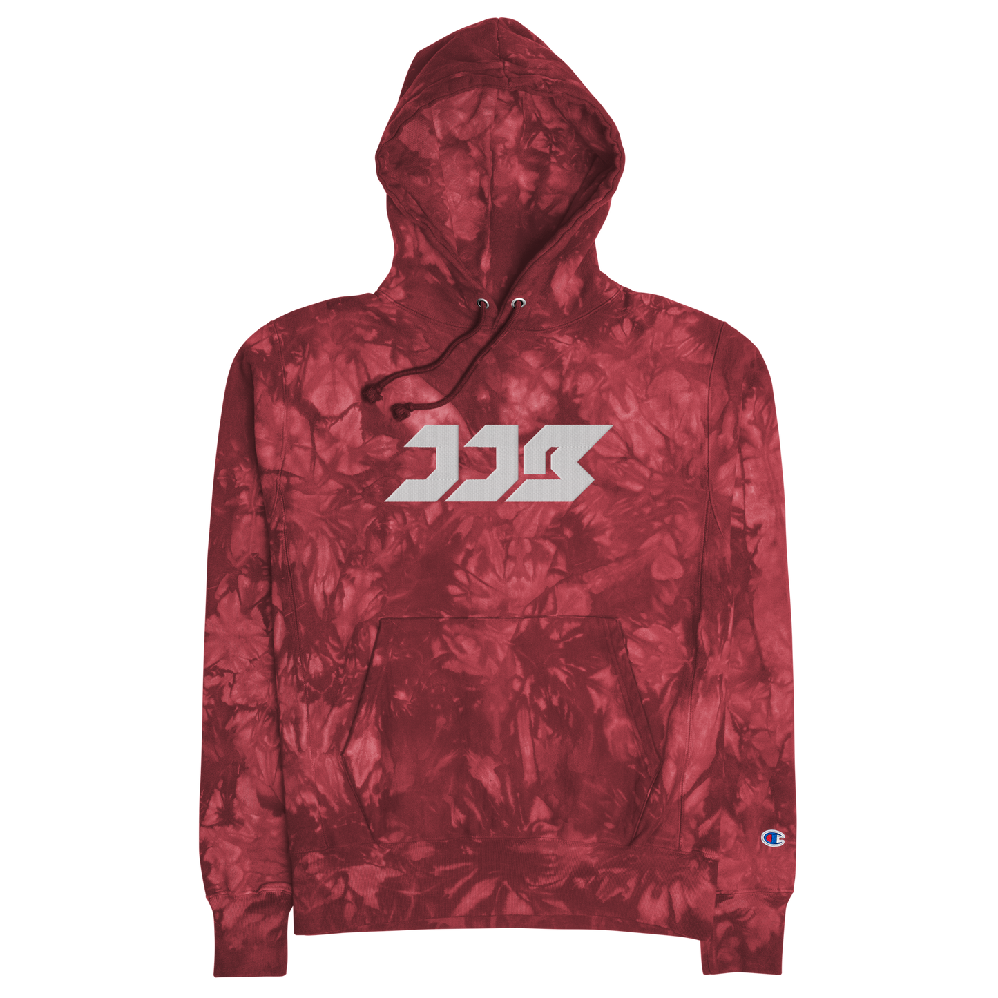 JJB EMBROIDERED CHAMPION TIE-DYE HOODIE