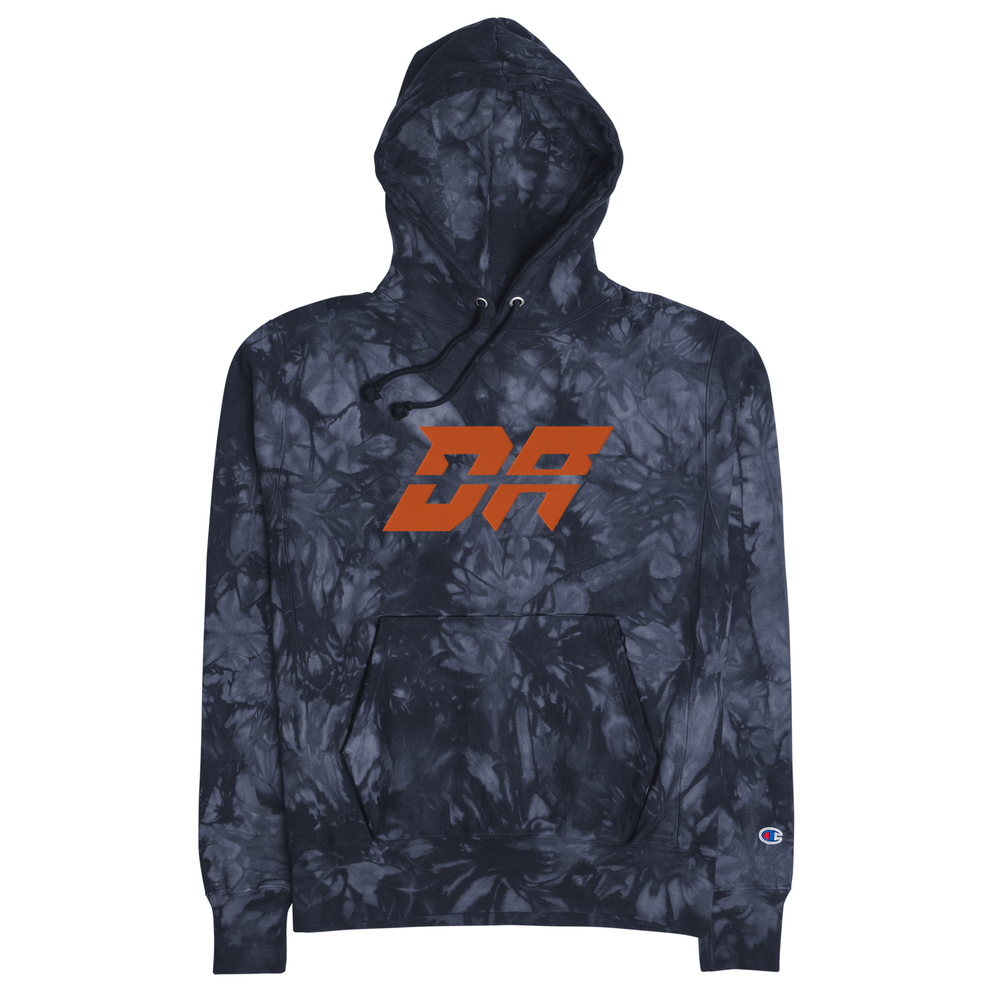 ARMSTEAD EMBROIDERED CHAMPION TIE-DYE HOODIE