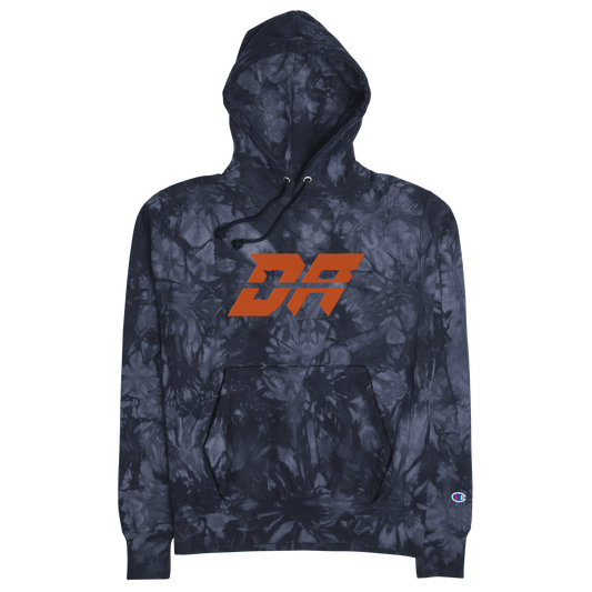 ARMSTEAD EMBROIDERED CHAMPION TIE-DYE HOODIE