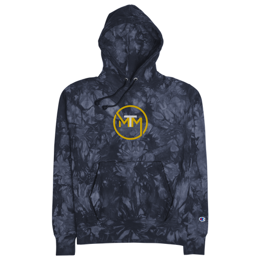 MONTGOMERY EMBROIDERED CHAMPION TIE-DYE HOODIE