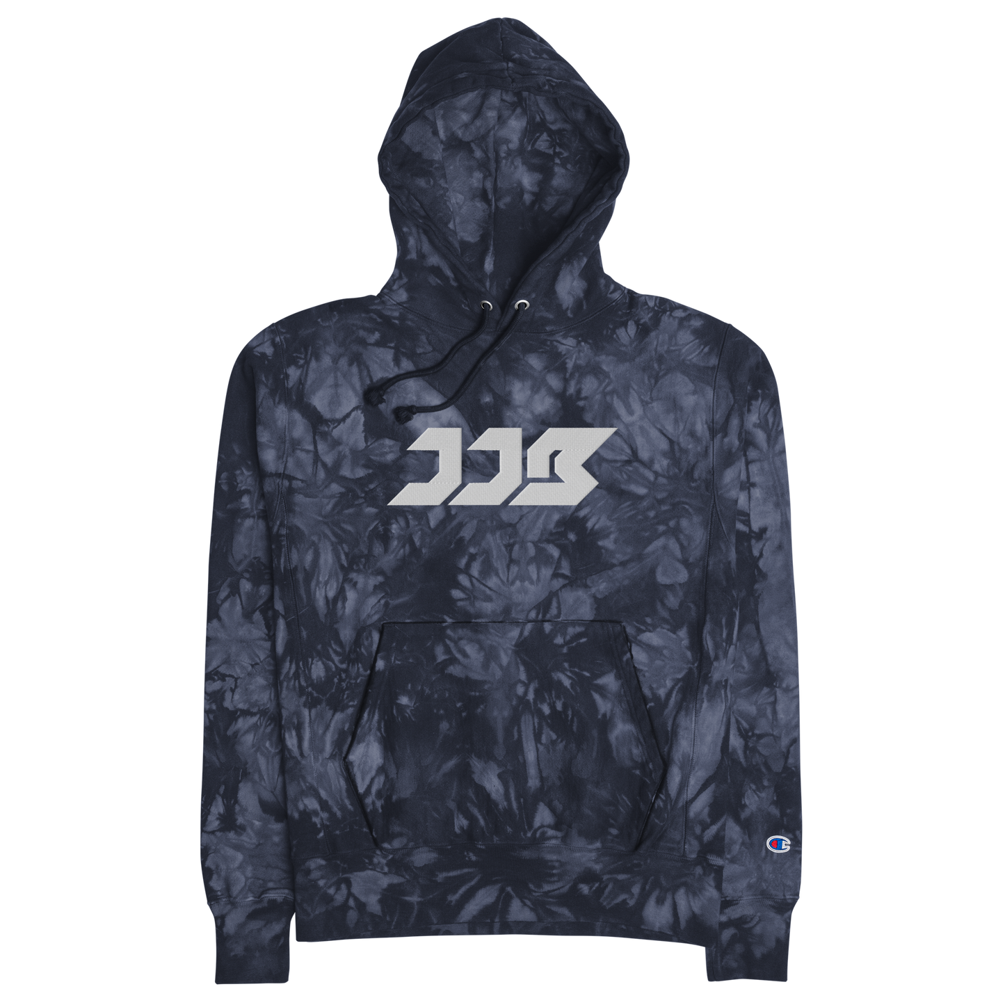 JJB EMBROIDERED CHAMPION TIE-DYE HOODIE